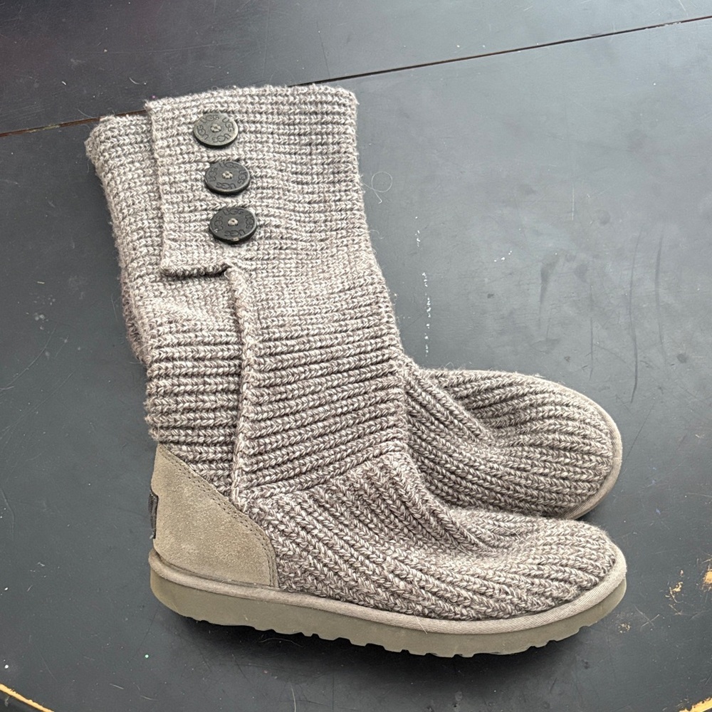 UGG Cardy Knit Button Boots - Picture 2 of 9